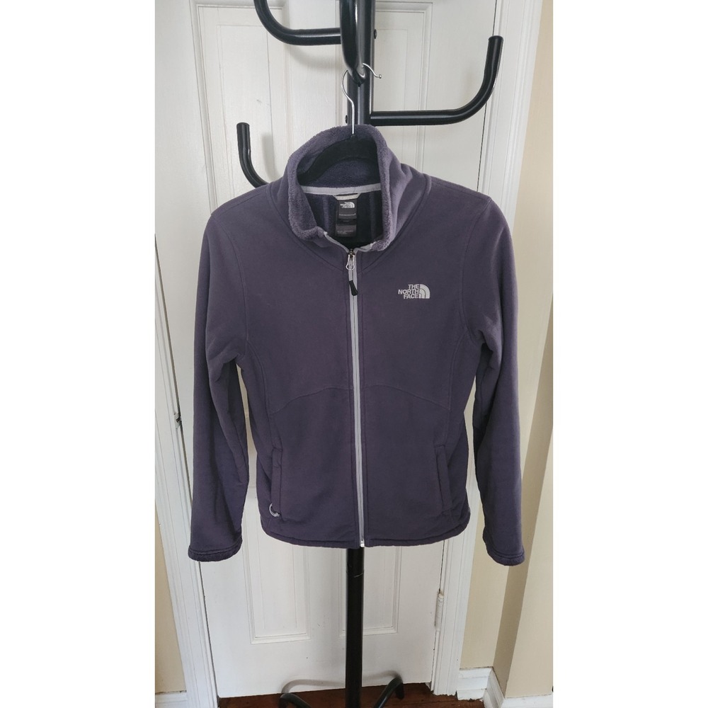The North Face Morning Glory Fleece Full Zip Jacket Womens Small Purple